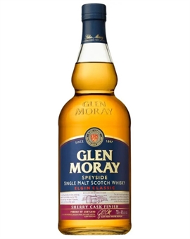 Glen Moray Sherry Cask Finish Single Speyside Malt Whisky 70 cl 40%